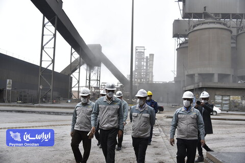 دیدار نوروزی معاون بهره‌برداری و معاون سرمایه‌‌های انسانی شرکت فولاد مبارکه به همراه مدير فولاد سبا