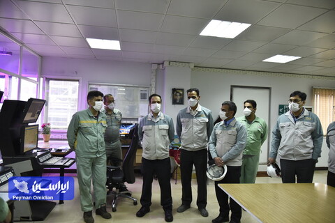 دیدار نوروزی معاون بهره‌برداری و معاون سرمایه‌‌های انسانی شرکت فولاد مبارکه به همراه مدير فولاد سبا