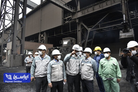 دیدار نوروزی معاون بهره‌برداری و معاون سرمایه‌‌های انسانی شرکت فولاد مبارکه به همراه مدير فولاد سبا