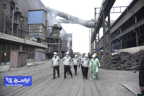 دیدار نوروزی معاون بهره‌برداری و معاون سرمایه‌‌های انسانی شرکت فولاد مبارکه به همراه مدير فولاد سبا