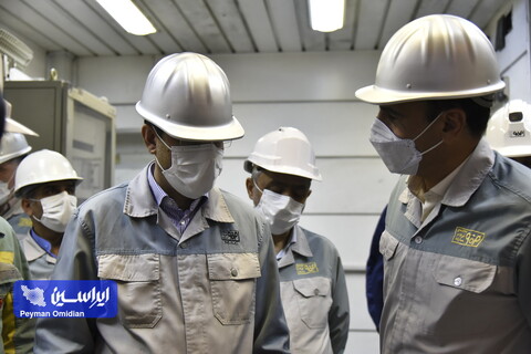 دیدار نوروزی معاون بهره‌برداری و معاون سرمایه‌‌های انسانی شرکت فولاد مبارکه به همراه مدير فولاد سبا