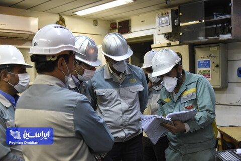 دیدار نوروزی معاون بهره‌برداری و معاون سرمایه‌‌های انسانی شرکت فولاد مبارکه به همراه مدير فولاد سبا