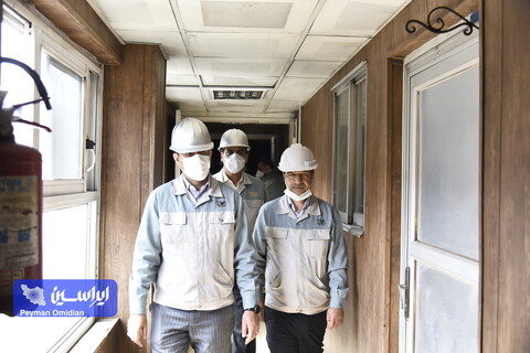 دیدار نوروزی معاون بهره‌برداری و معاون سرمایه‌‌های انسانی شرکت فولاد مبارکه به همراه مدير فولاد سبا