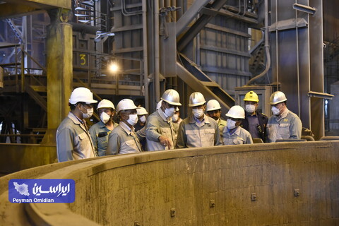 دیدار نوروزی معاون بهره‌برداری و معاون سرمایه‌های انسانی شرکت فولاد مبارکه به همراه مدیر فولاد سبا از فولاد سبا