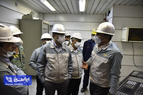 دیدار نوروزی معاون بهره‌برداری و معاون سرمایه‌‌های انسانی شرکت فولاد مبارکه به همراه مدير فولاد سبا