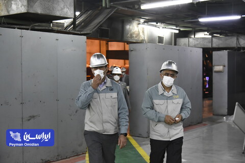 دیدار نوروزی معاون بهره‌برداری و معاون سرمایه‌‌های انسانی شرکت فولاد مبارکه به همراه مدير فولاد سبا