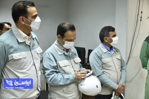 دیدار نوروزی معاون بهره‌برداری و معاون سرمایه‌‌های انسانی شرکت فولاد مبارکه به همراه مدير فولاد سبا