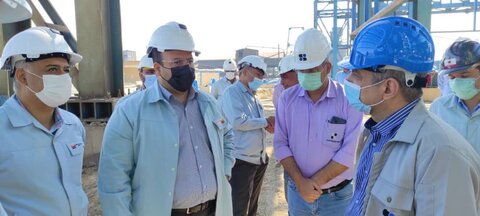 بازدید مدیرعامل فولاد خوزستان از شرکت صنعت فولاد شادگان