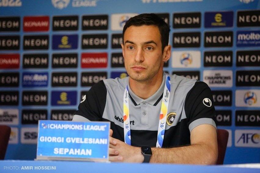 گیورگی گولسیانی از هواداران سپاهان خداحافظی کرد