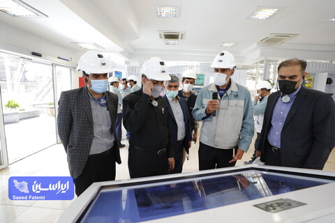 بازدید سرپرست سازمان صنعت و معدن تجارت استان اصفهان از شرکت فولاد مبارکه