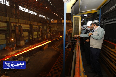 بازدید سرپرست سازمان صنعت، معدن و تجارت استان اصفهان از شرکت فولاد مبارکه