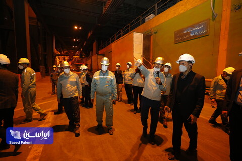بازدید سرپرست سازمان صنعت و معدن تجارت استان اصفهان از شرکت فولاد مبارکه