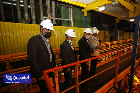 بازدید سرپرست سازمان صنعت و معدن تجارت استان اصفهان از شرکت فولاد مبارکه