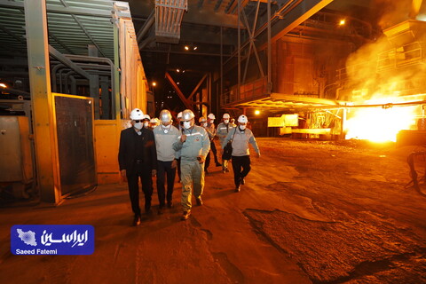 بازدید سرپرست سازمان صنعت و معدن تجارت استان اصفهان از شرکت فولاد مبارکه