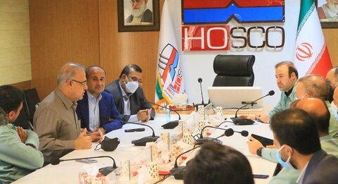 بازدید نمایندگان مجلس استان هرمزگان از فولاد هرمزگان