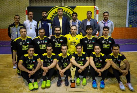 قهرمانی تیم فوتسال فولاد مبارکه در مسابقات کارگری استان اصفهان