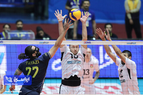 دیدار تیم‌های والیبال پیکان ایران و تاراز قزاقستان