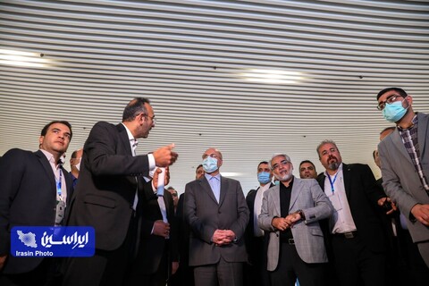 بازدید رئیس مجلس شورای اسلامی از غرفه فولاد مبارکه در نمایشگاه جانبی نخستین رویداد بین‌المللی خصوصی‌سازی اقتصاد ایران