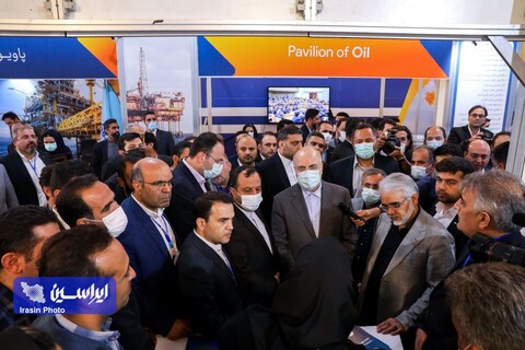 بازدید رئیس مجلس شورای اسلامی از غرفه فولاد مبارکه در نمایشگاه جانبی نخستین رویداد بین‌المللی خصوصی‌سازی اقتصاد ایران
