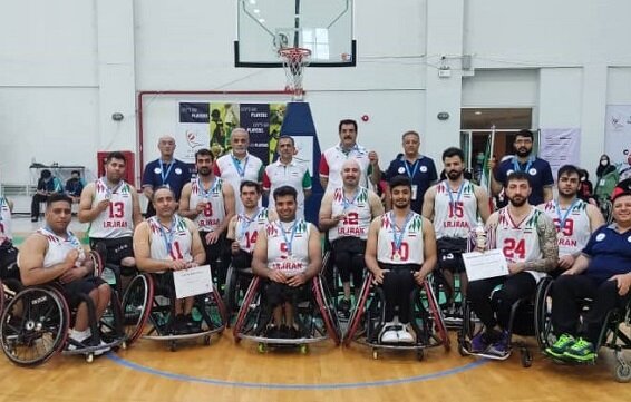تیم ملی بسکتبال با ویلچر ایران نائب قهرمان آسیا شد