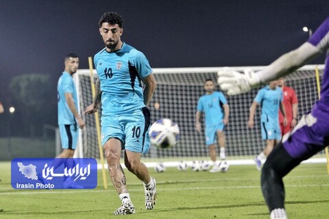 تمرینات تیم ملی در دوحه قطر