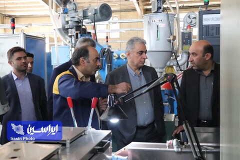 بازدید مدیرعامل شرکت سرمایه‌گذاری توسعه معادن و فلزات از کارخانجات یزد