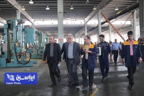 بازدید مدیرعامل شرکت سرمایه‌گذاری توسعه معادن و فلزات از کارخانجات یزد