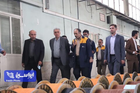 بازدید مدیرعامل شرکت سرمایه‌گذاری توسعه معادن و فلزات از کارخانجات یزد