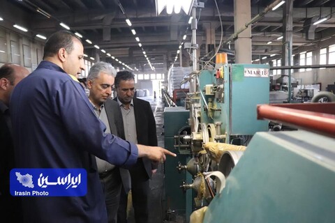 بازدید مدیرعامل شرکت سرمایه‌گذاری توسعه معادن و فلزات از کارخانجات یزد