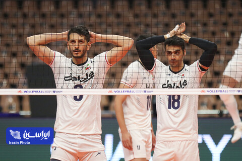 مصاف تیم ملی والیبال ایران و چین