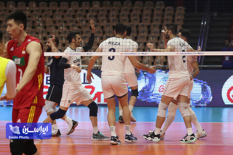 مصاف تیم ملی والیبال ایران و چین