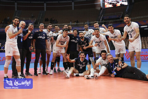 مصاف تیم ملی والیبال ایران و چین