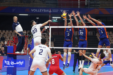 مصاف تیم‌های ملی والیبال ایران و هلند