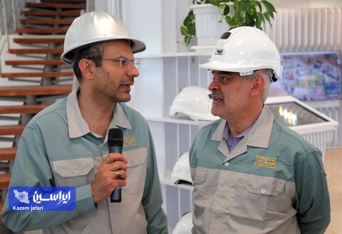 بازدید رییس هیات مدیره فولاد مبارکه از خطوط تولید و تصفیه خانه پساب