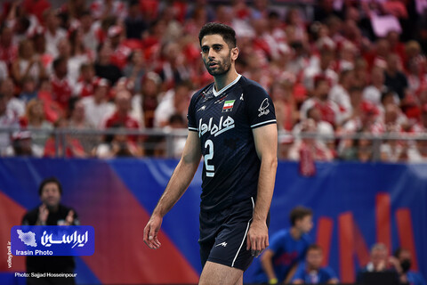 دیدار تیم‌های والیبال ایران و لهستان