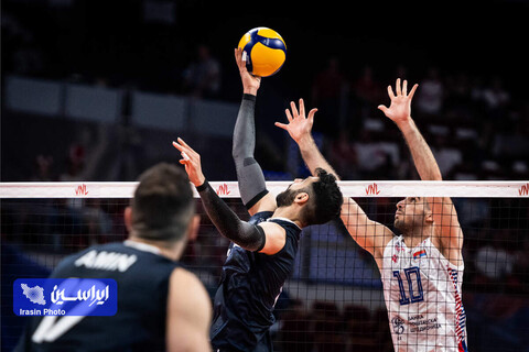 دیدار تیم‌های والیبال ایران و صربستان