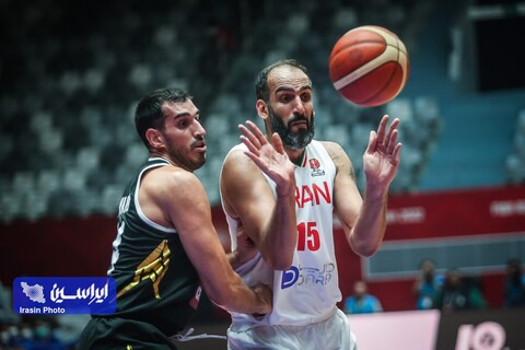 دیدار تیم‌های بسکتبال ایران و اردن