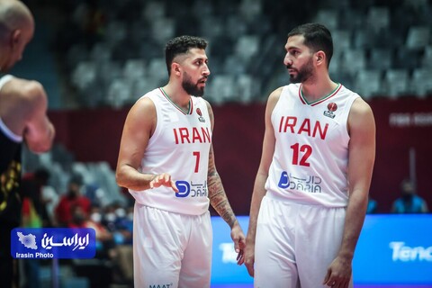 دیدار تیم‌های بسکتبال ایران و اردن