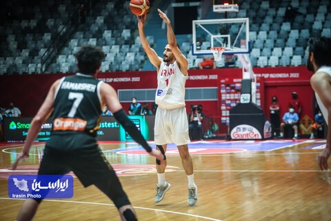 دیدار تیم‌های بسکتبال ایران و اردن