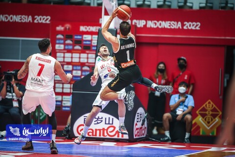 دیدار تیم‌های بسکتبال ایران و اردن