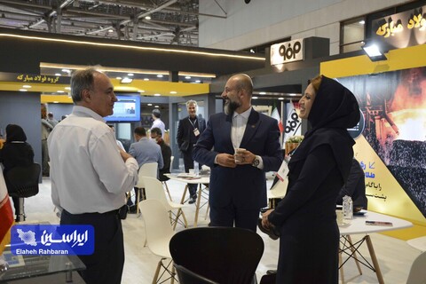 غرفه گروه فولاد مبارکه در روز پایانی چهاردهمین نمایشگاه تخصصی متالورژی، فولاد، ریخته‌گری، ماشین آلات و صنایع وابسته (متالکس)