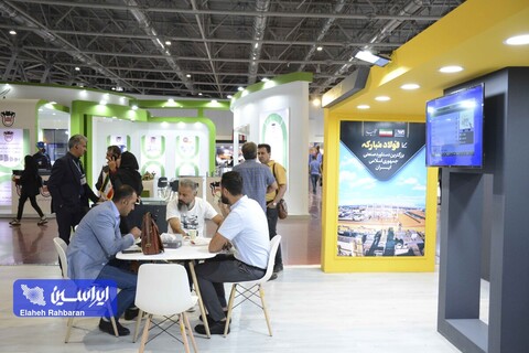 غرفه گروه فولاد مبارکه در روز پایانی چهاردهمین نمایشگاه تخصصی متالورژی، فولاد، ریخته‌گری، ماشین آلات و صنایع وابسته (متالکس)