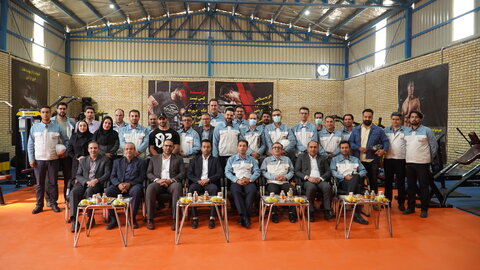 سالن ورزشی چند منظوره شرکت فولاد تاراز افتتاح شد