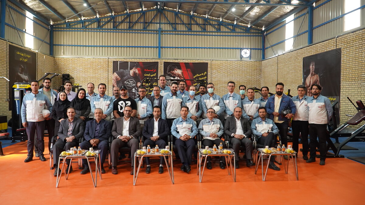 سالن ورزشی چند منظوره شرکت فولاد تاراز افتتاح شد