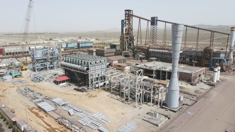 پیشرفت فیزیکی فاز ۲ آهن اسفنجی بافت به ۷۵ درصد رسید