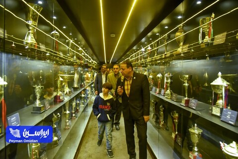 بازدید از موزه سپاهان در حاشیه رونمایی از نشان تجاری باشگاه