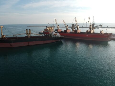 تخلیه ۱۵ هزار تن مواد اولیه در بندر منطقه ویژه اقتصادی پارسیان