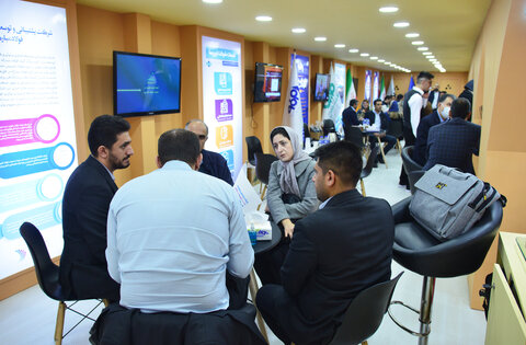 غرفه گروه فولاد مبارکه در اولین روز از نمایشگاه متافو