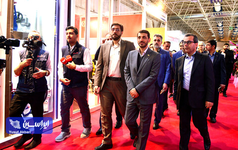 بازدید مدیرعامل فولاد مبارکه از نمایشگاه بین‌المللی متالورژی ایران