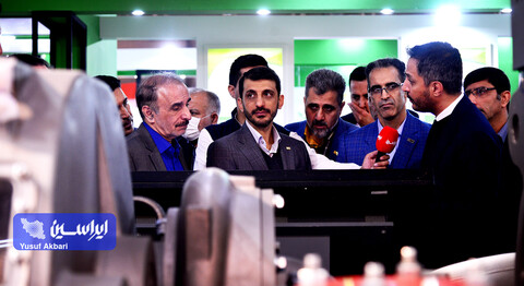 بازدید مدیرعامل فولاد مبارکه از نمایشگاه بین‌المللی متالورژی ایران